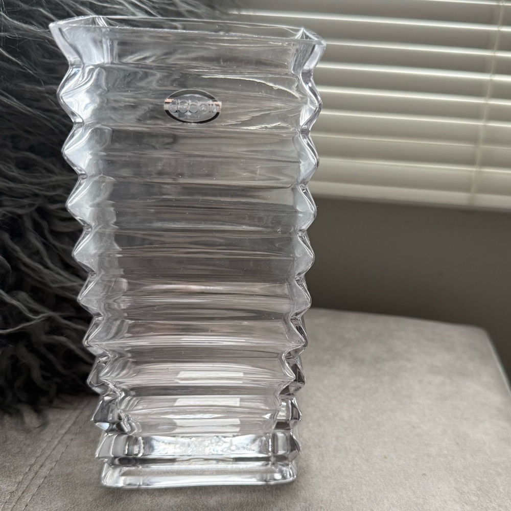 Glass Ribbed Vase Abbott Collection - Picture 6 of 12
